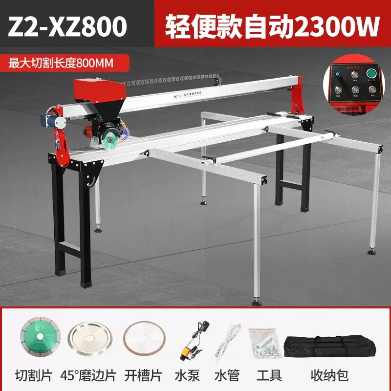 得一手全自动瓷砖切割机倒角切割一体机电动台式岩板切割倒角神器 全