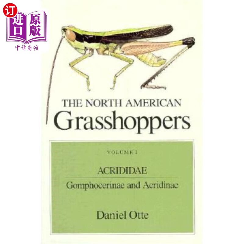 海外直订the north american grasshoppers 北美蚱蜢