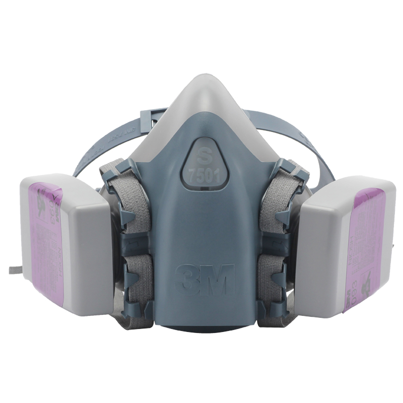 3m 7502 7093防尘面具工业粉尘防油烟颗粒物面罩电焊口罩防雾霾pm2.