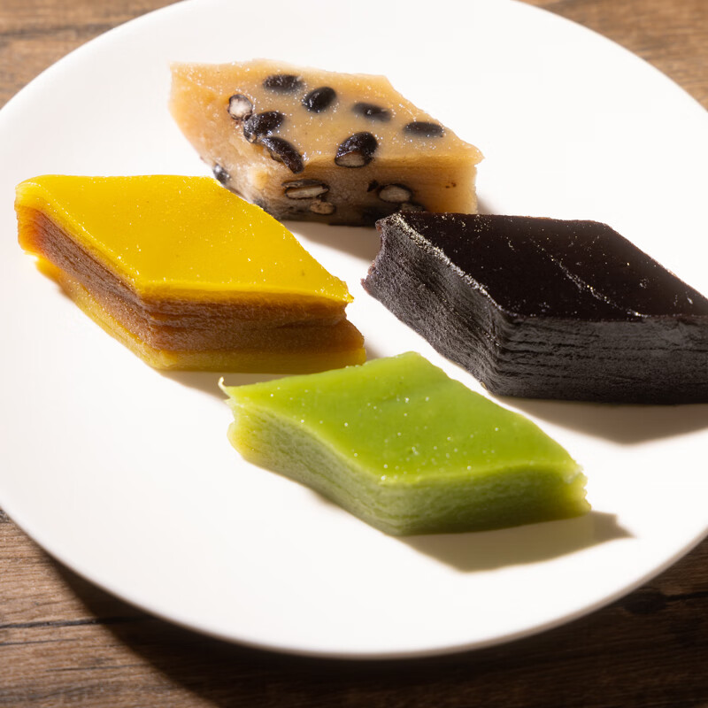 隽颜堂浙江衢州特产龙游千层糕草木灰清凉糕红豆糯叽叽传统手工小吃