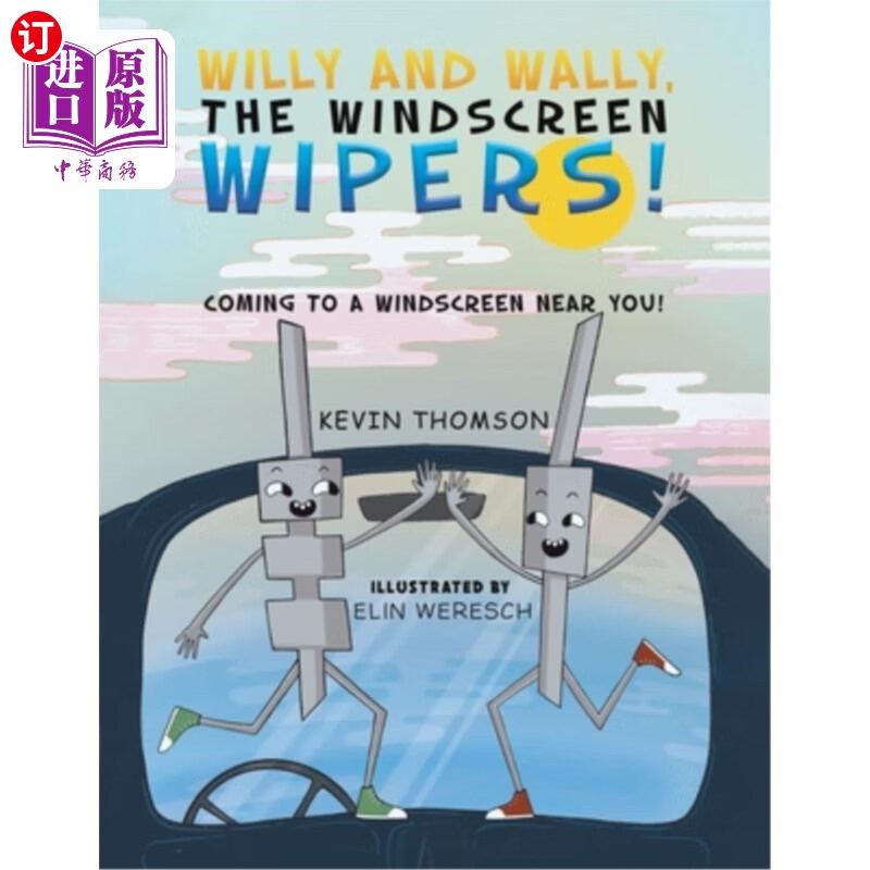 海外直订willy and wally, the windscreen wipers!