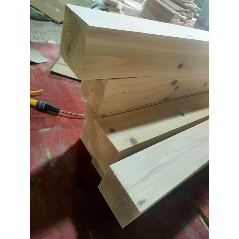 云启格实木大木方隔楼凉亭立柱龙骨方形木条大木块屏风隔断diy木头木