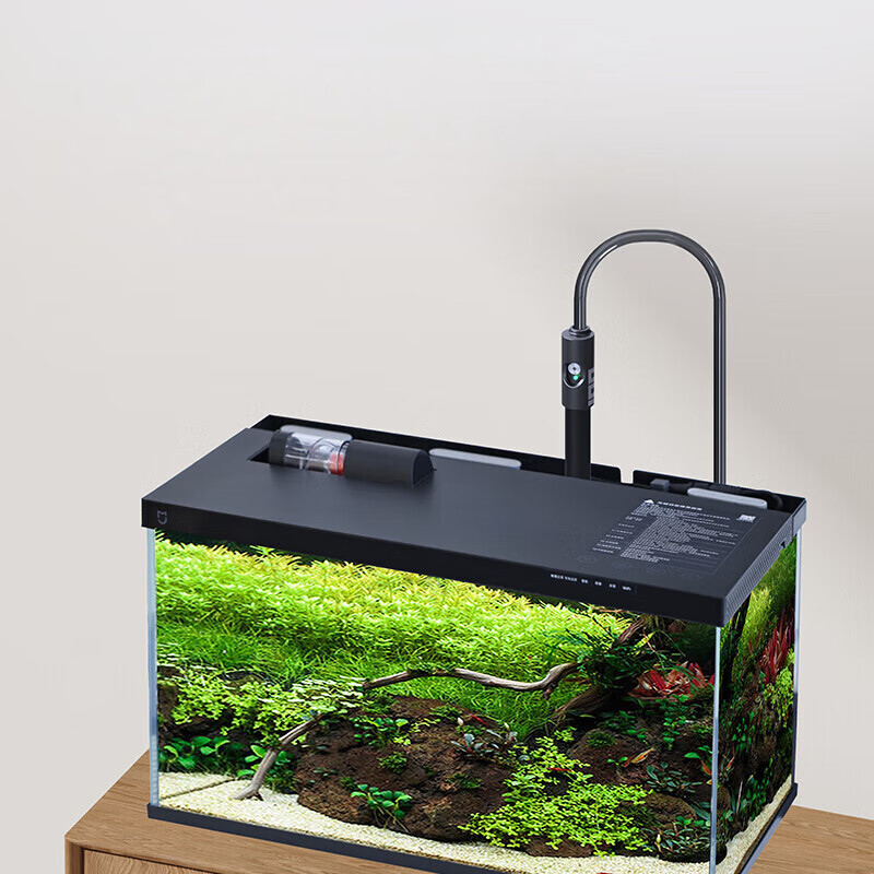 老漁匠鱼缸加热棒自动恒温迷你加温棒低水位小型乌龟缸变频省电加热器 3代升级50w 安全小巧 适合10-30cm缸