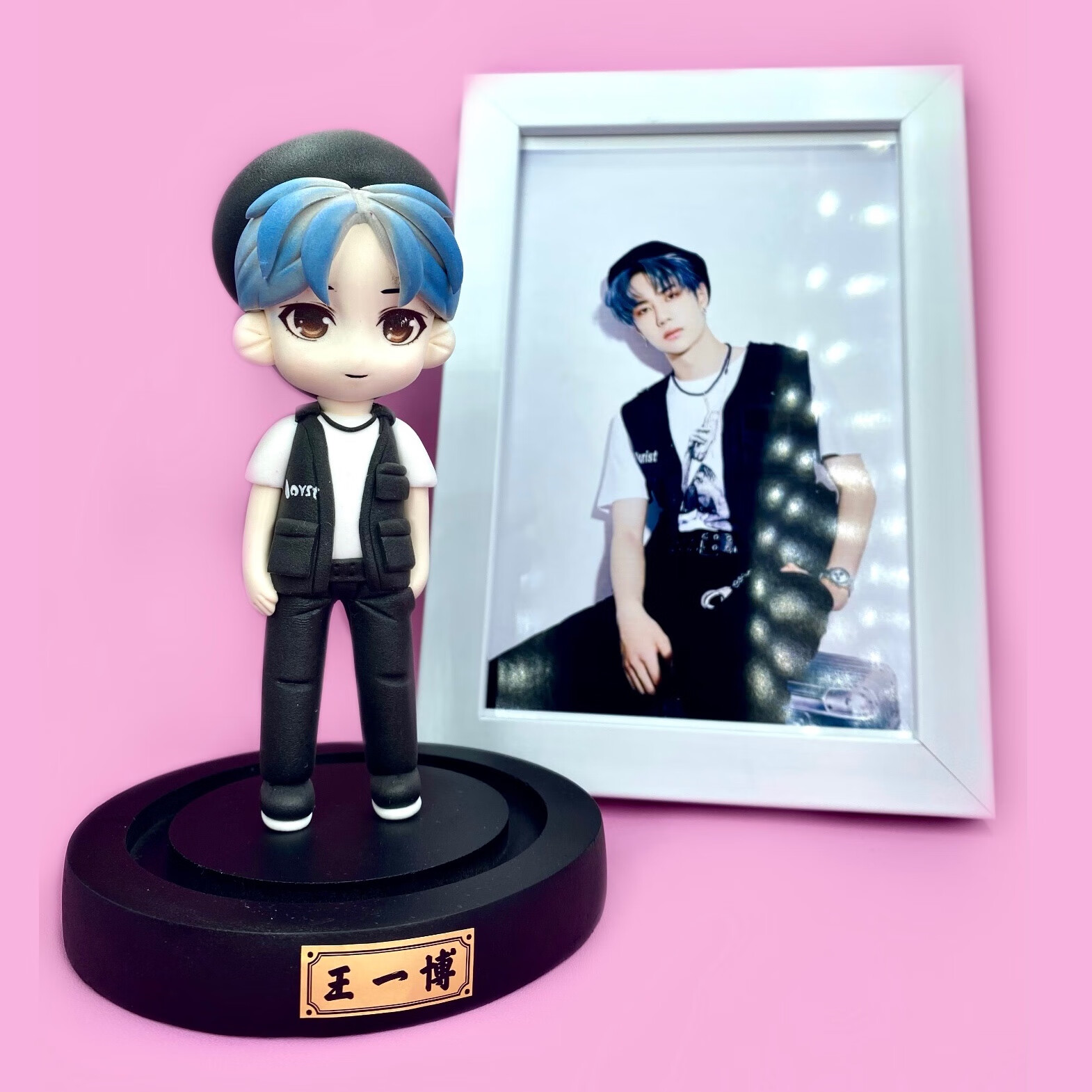 王一博周边模型真人模型人偶摆件公仔玩偶男生女生日定制明星礼物 王