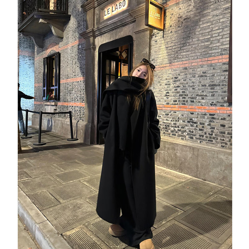 FOURDATRY����˫���ش���Ů2025�����¿�߼���ʥ����ɫ�г�����ë������Ů ��ɫ XS 307.33Ԫ