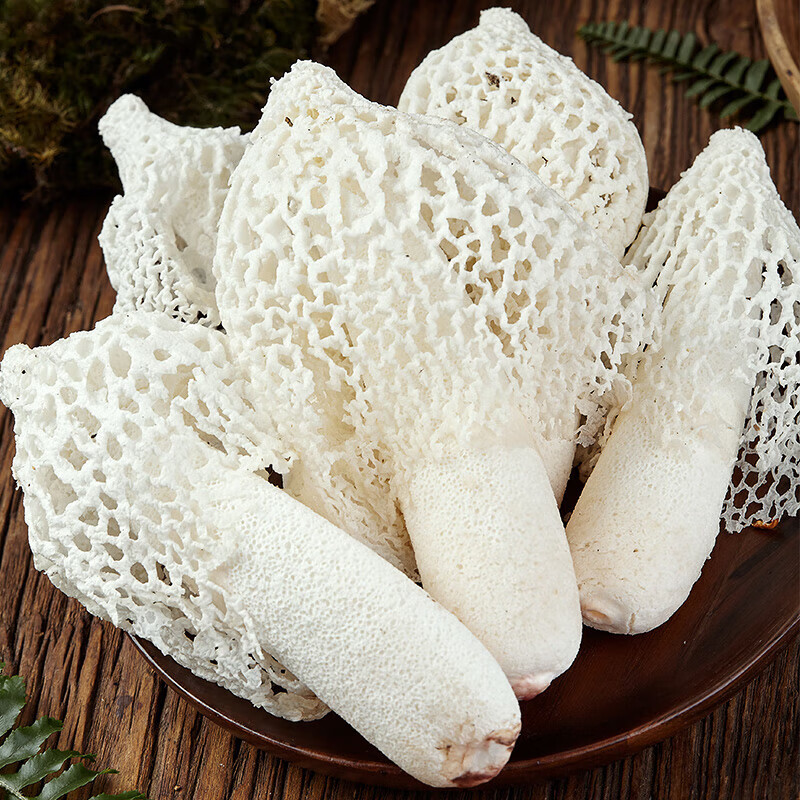 禾澹竹荪菌新鲜云南时令蔬菜菌菇鲜竹荪蛋蘑菇菌类食材鲜竹笙竹花500g