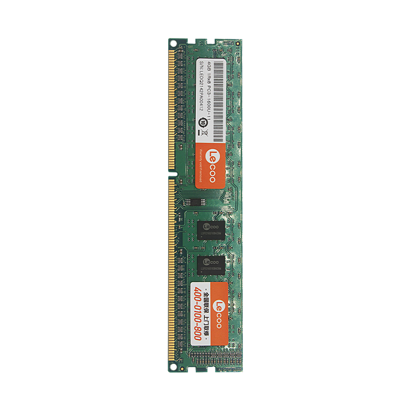 �������� (lecoo) 4G 1600 DDR3̨ʽ���ڴ�����ѹ�� 99Ԫ