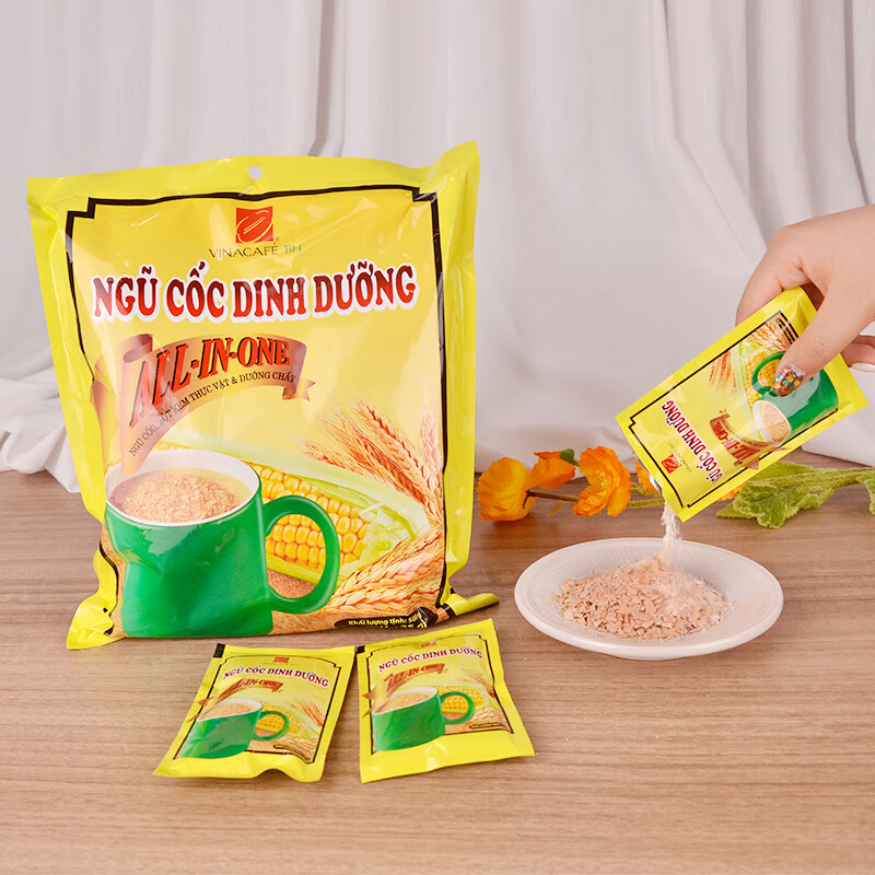 威拿咖啡vinacafe速溶麦片500g独立包装20入 早餐冲调谷物制品