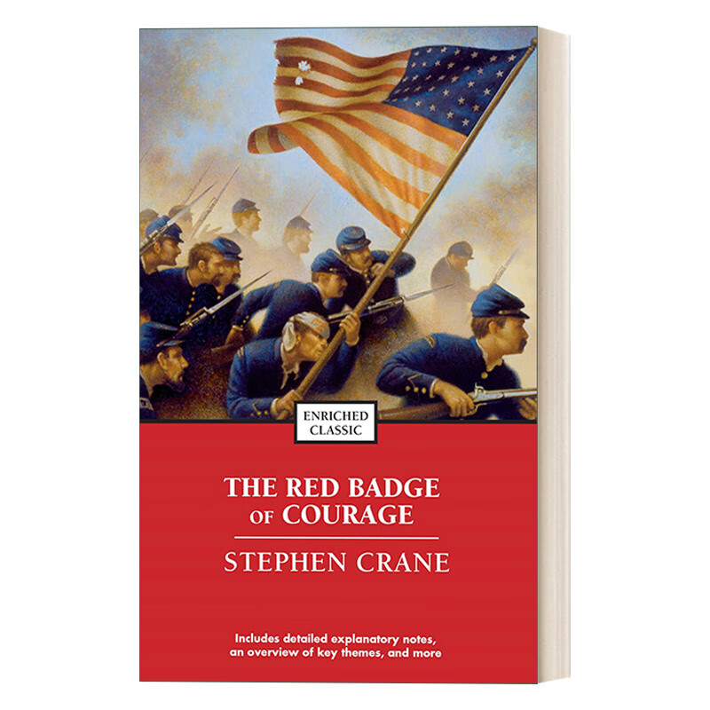 进口原版 the red badge of courage 红色勇气徽章 enriched classics