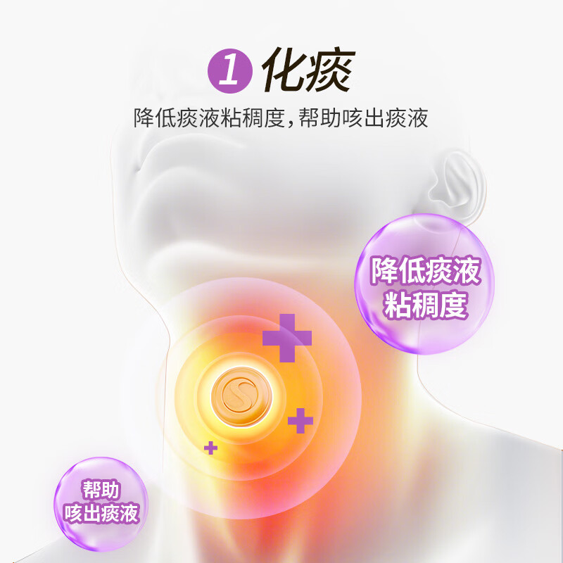 使立消Strepsils润喉糖化x痰止x咳含片 咽喉炎嗓子疼痒干喉咙痛咳嗽 戒烟糖替代品进口护嗓糖 【化l痰止l咳】畅通气管24粒
