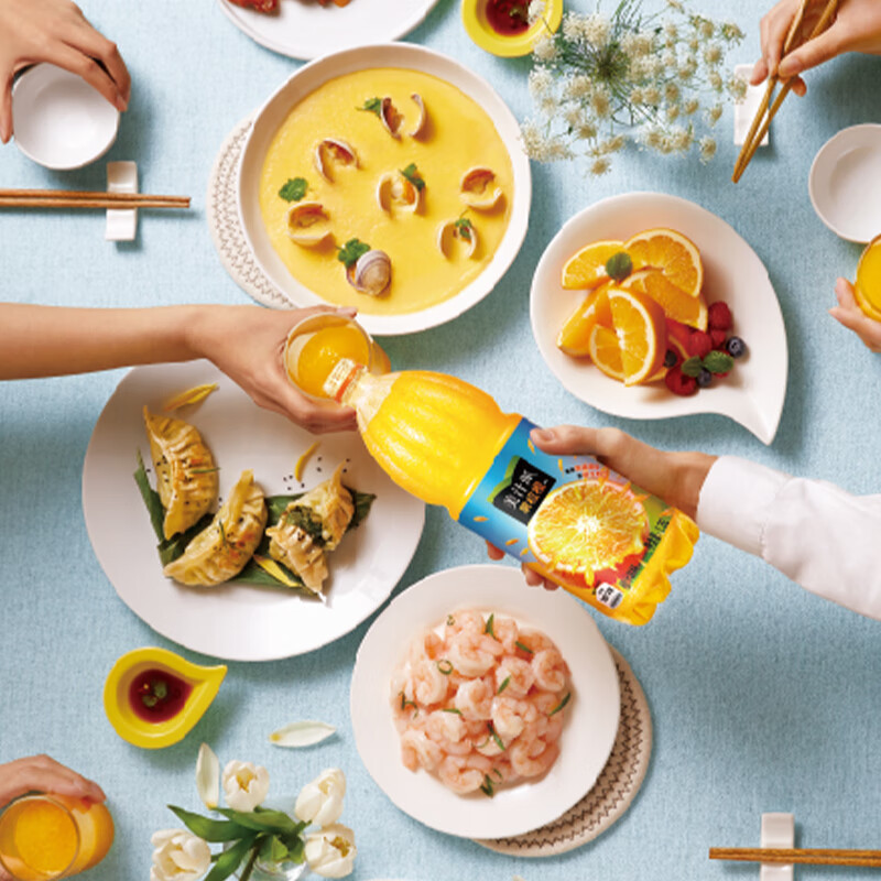 美汁源 minute maid 果粒橙 果汁饮料 1.