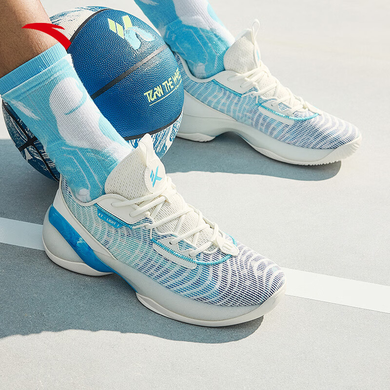 【轻骑兵7代】安踏篮球鞋男鞋kt汤普森低帮缓震耐磨实战运动鞋官网