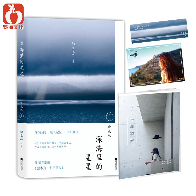 现货【附赠精美赠品】深海里的星星:珍藏版1+2全套共2册 独木舟作品 花火青春经典成长小说 新增番外 深海里的星星第1册