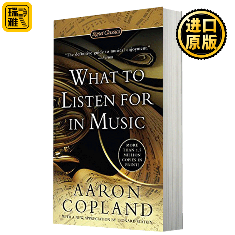 英文原版 如何欣赏音乐 What to Listen for in Music 怎样欣赏音乐 音乐入门书籍 Aaron Copland 亚伦科普兰 正版进口原版英语书籍