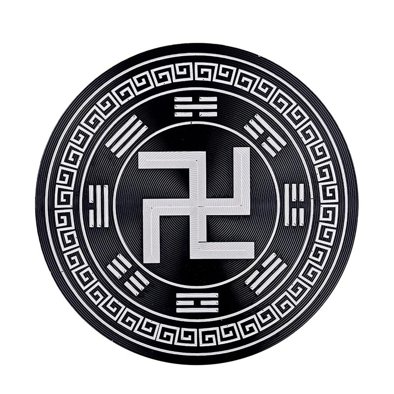 宏图好运 自粘万字符能量贴卍太极八卦补角牌万贴房屋