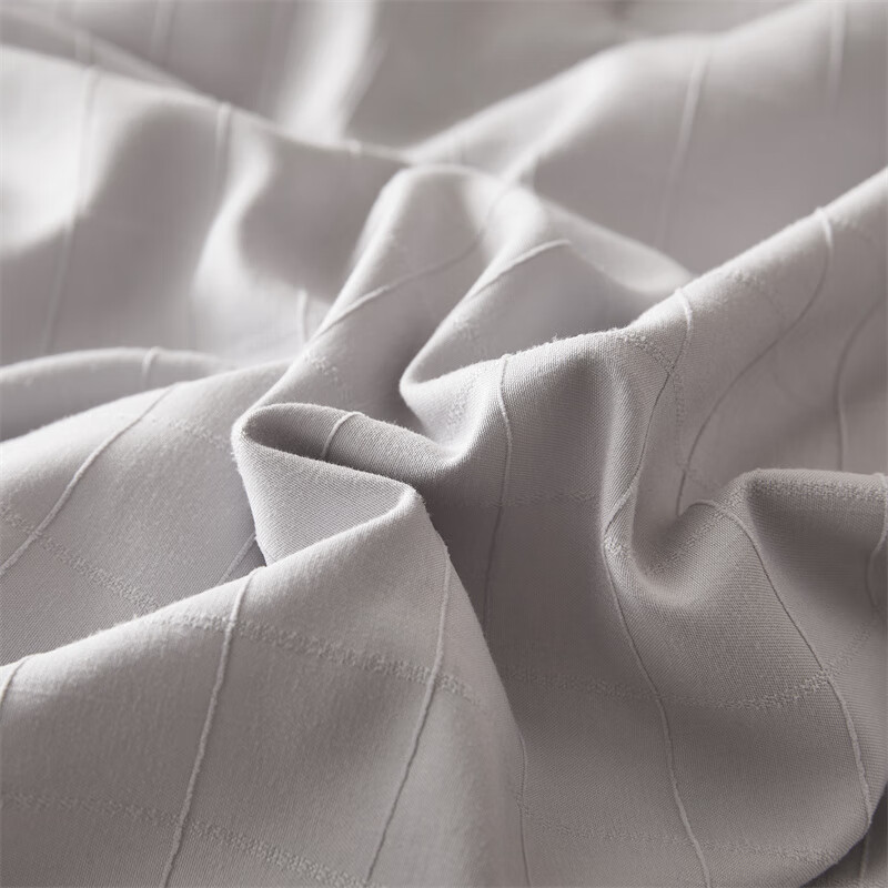 水星系列家纺正品蚕丝被100桑蚕丝被子被芯冬被结婚子母被二合一春秋被夏凉被  时尚灰-100桑蚕丝被 220X2404+8斤拉链款子母被