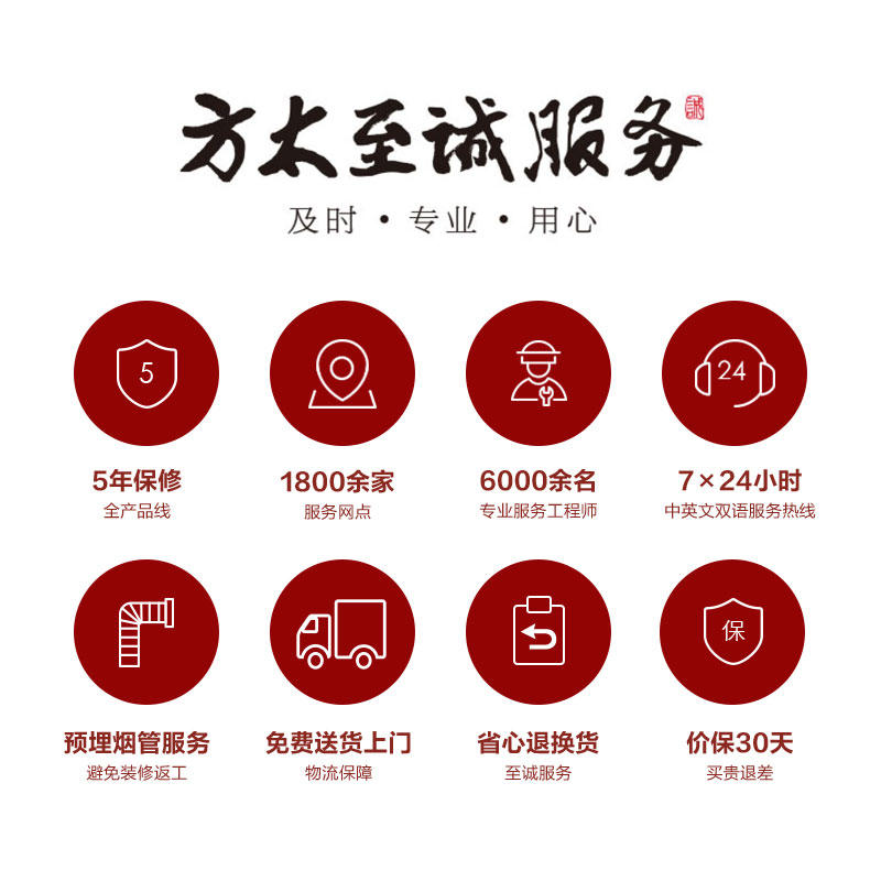 方太（FOTILE）烤箱 58L大容量 家用厨房嵌入式电烤箱 多功能 6段烘焙模式 安全美味KQD58F-E9