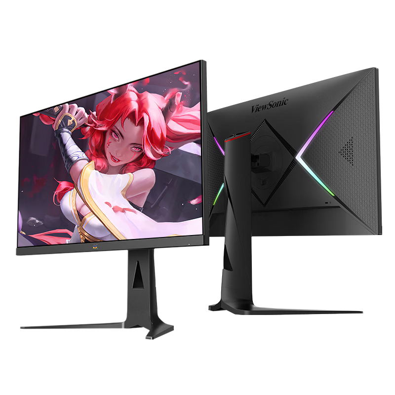 优派27英寸原厂背光 2K 240Hz FastIPS 1ms(GtG) HDR600 广色域 旋转升降 猛擎系列电竞显示器VX2781