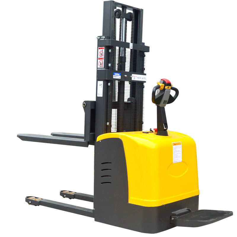 5吨2自动升降3米4堆高搬运车小型装卸铲车液压 站驾式电动叉车 载重1