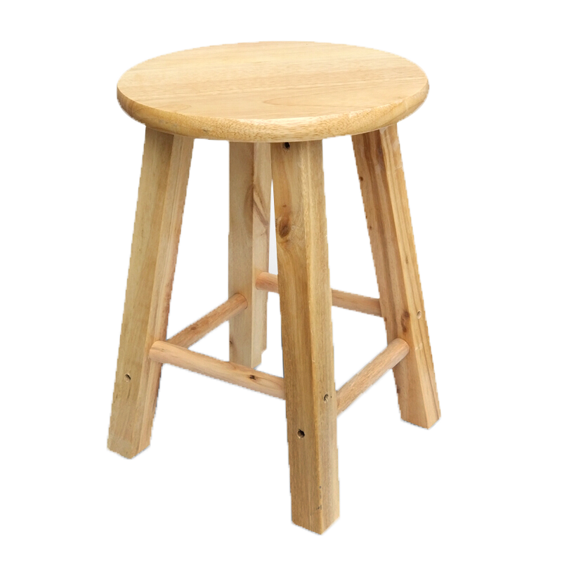 实木凳子板凳圆凳家用原木木凳客厅木头小木凳矮凳换鞋凳 凳高30CM