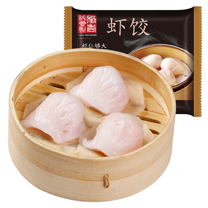 稻香誠(chéng)制 稻香蝦餃兒童早餐食品速食蝦仁餃子 廣式港式早茶點(diǎn)心水晶蝦餃皇 稻香蝦餃128g*6包
