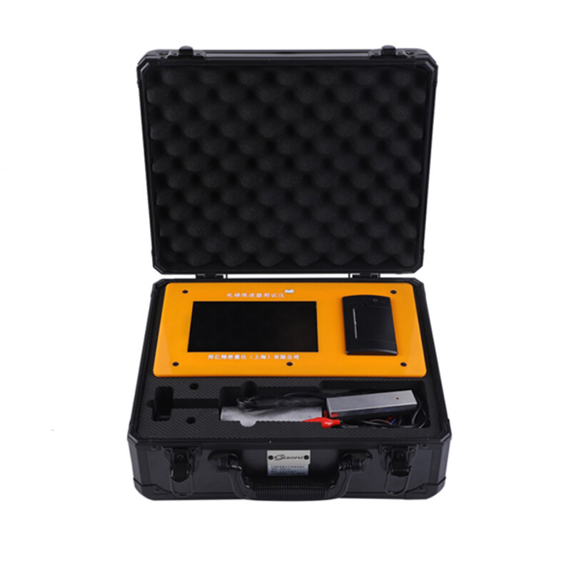 便携式电梯限速器仪 电钻式校验电梯动作速度安全 5寸屏限速器 大力钳