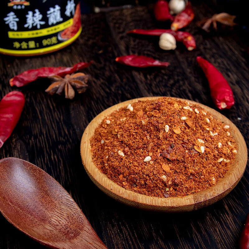 蕴召重庆香辣蘸料火锅干碟辣椒面谭妹子烧烤沾料韩国烤肉干料90g*