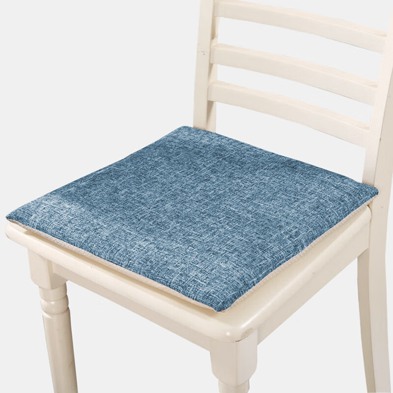 quatrefoil 坐垫 餐椅垫汽车办公室透气座椅垫榻榻米垫子40*40cm厚料藏蓝