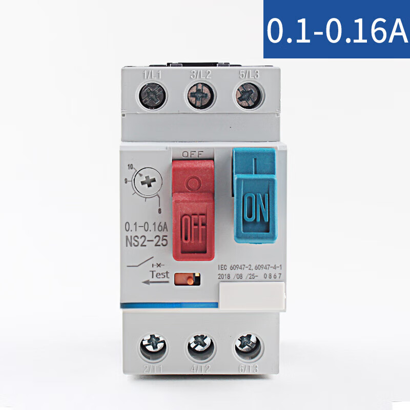 梯橙马达断路器ns2-25电动机启动保护器380v过热过载自动保护 ns2-25