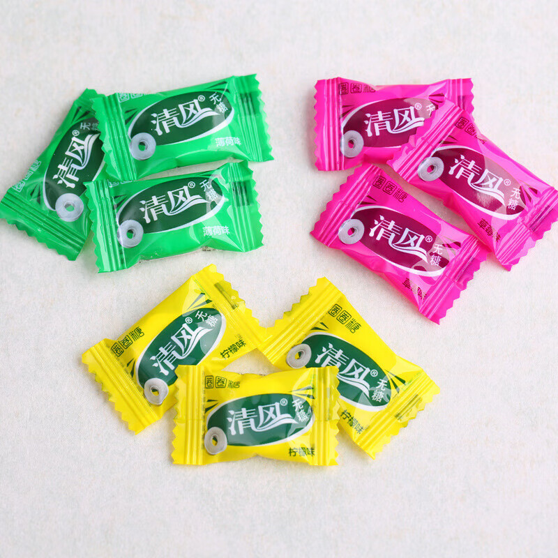 花仙笙(gearss)清风薄荷糖薄荷味清凉圈圈老式水果糖火锅店酒店招待