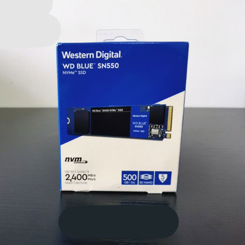 定制wd/西部数据西数蓝盘sn550 500g 1t tb m.