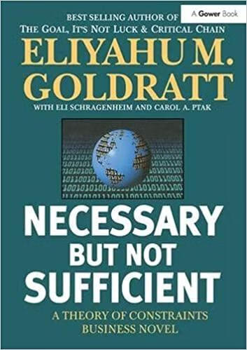 预订 necessary but not sufficient: a theory of constraints