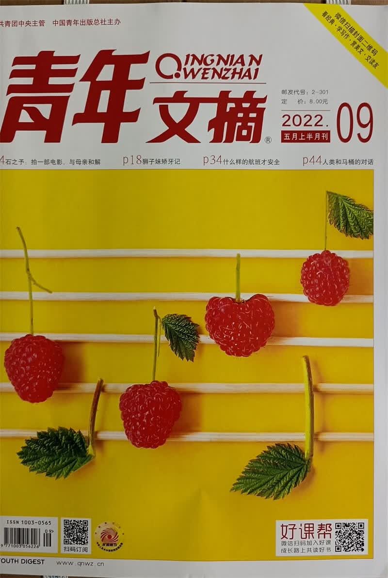 青年文摘 2022年5月上下合刊 套装 文学文摘期刊 中学生作文素材课外阅书籍 京东自营