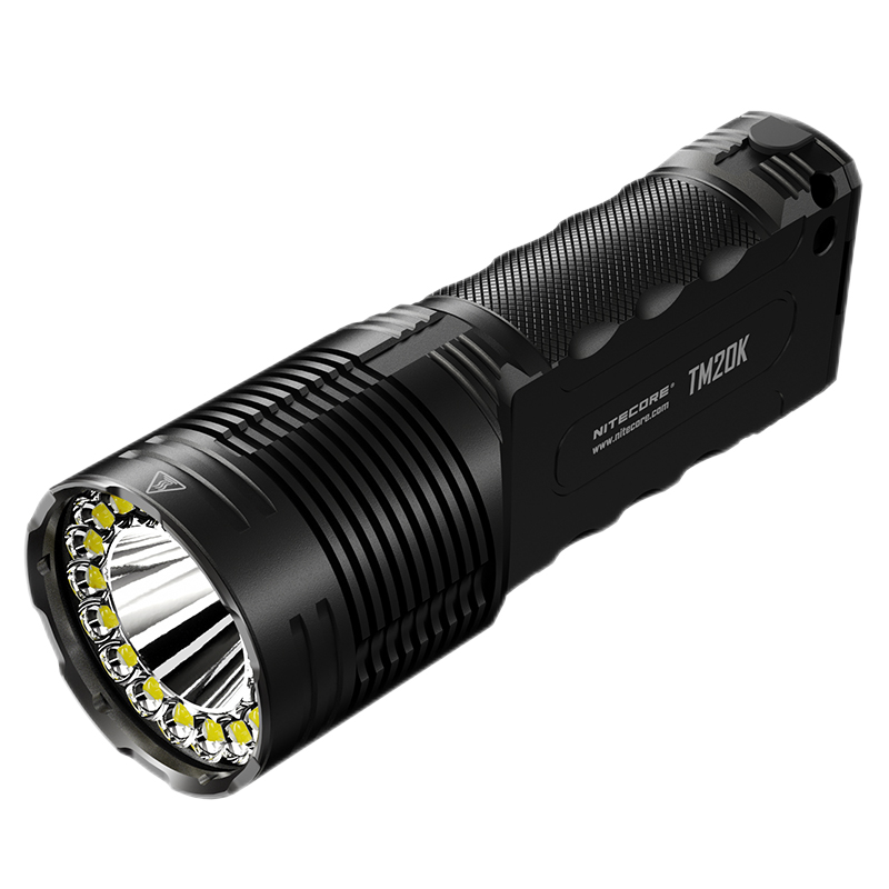 奈特科尔 TM20K一键强光20000流明超高亮度led手电筒便携usb强光探照灯 TM20K