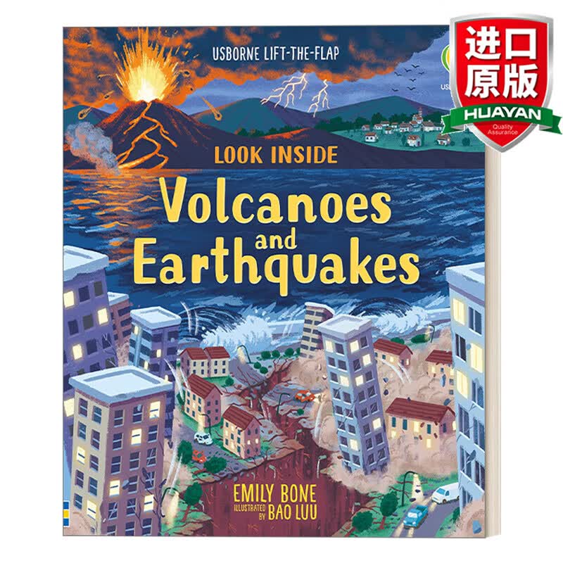 and earthquakes 英文原版 揭秘火山和地震 英文版 进口英语原版书籍