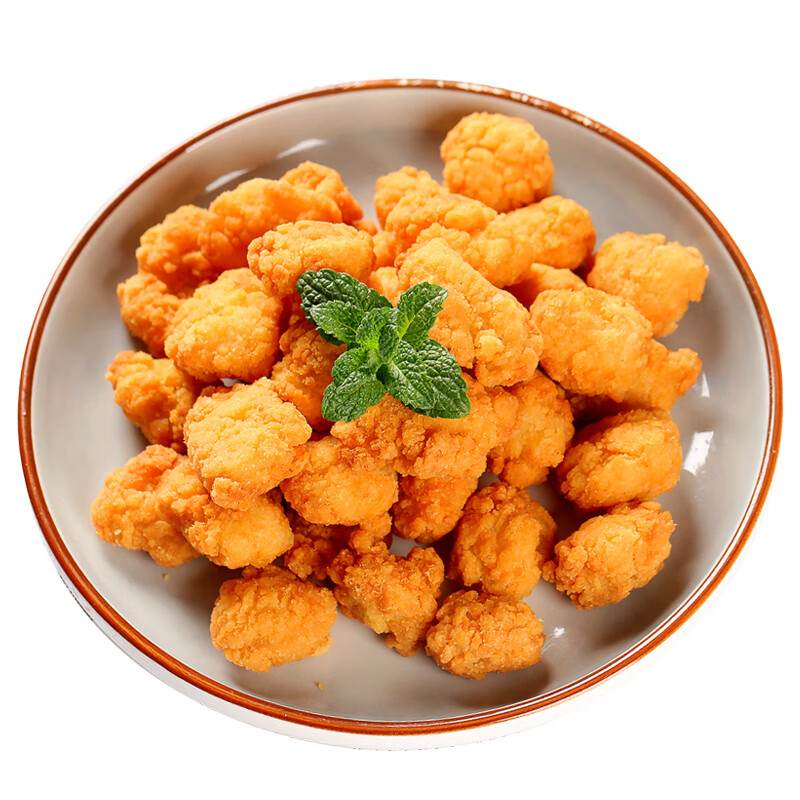 泽众(zezon)鸡米花冷冻半成品鸡块清真食材夜宵空气炸锅食品 盐酥鸡400g