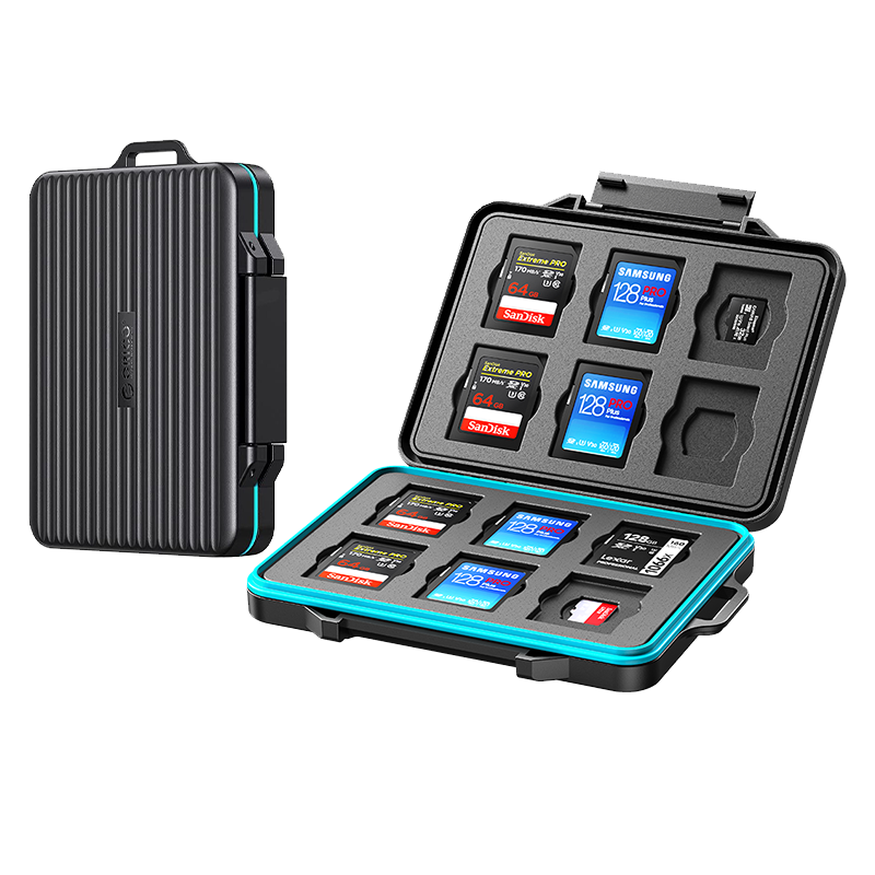 ���(ORICO) SD/TF�ڴ濨���ɺ� Ӳ��/����洢����������/���� ��ˮ/��������12SD+12TF��28.8Ԫ