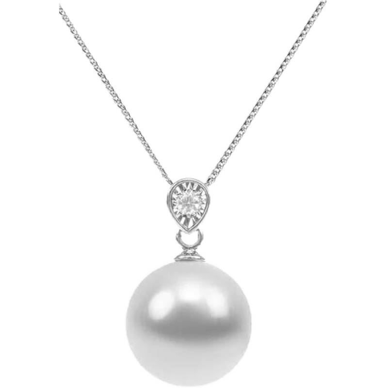������ ��ʹ֮�ảˮ����İ׵�׹ 18K�� ��Բ ��΢� 10-11mm 8259Ԫ