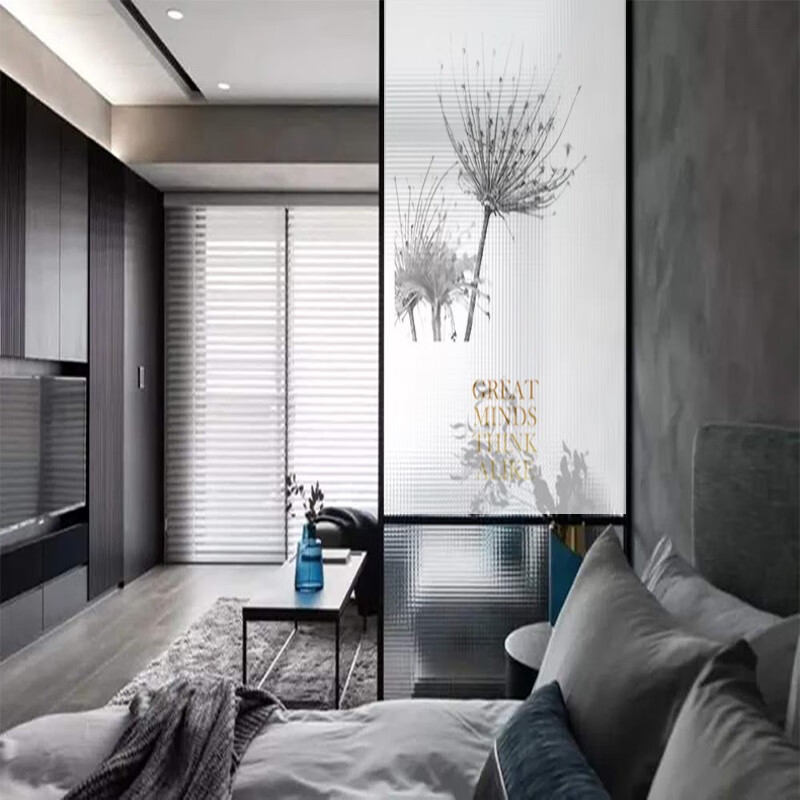 玻璃贴纸浴室卫生间玻璃门贴膜透光不透明防隐私窗户贴纸 a款磨砂静电