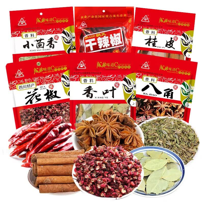 川珍烧卤香料组合6袋装300g香辛料八角花椒桂皮干辣椒小茴香叶炖卤肉怎么样,好用不?