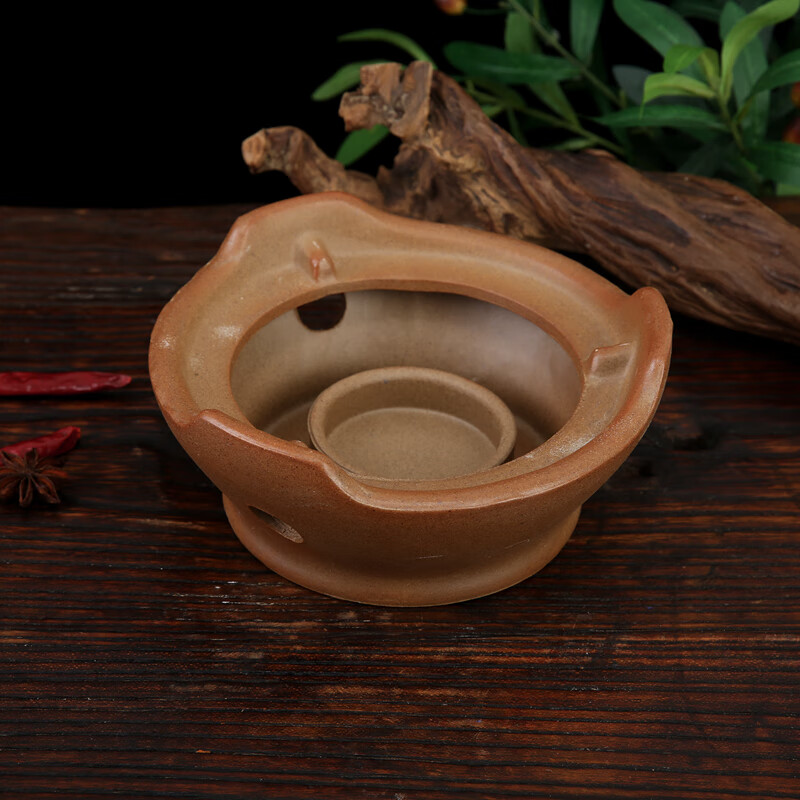 乔伊布依平定无釉酒精炉浅砂锅老式砂锅商用家用特色干锅火锅固体酒精