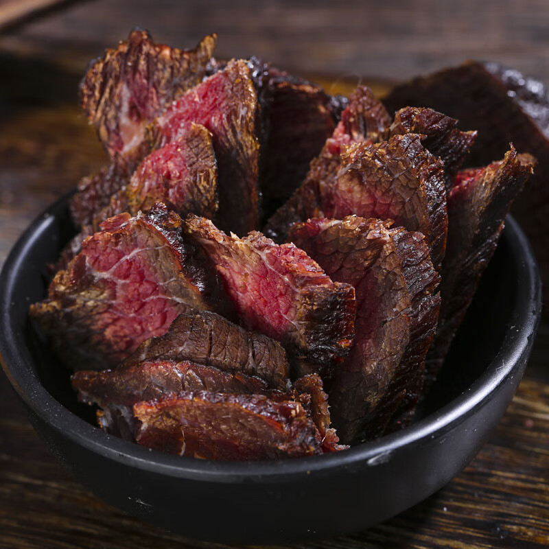玉膳房 臘牛肉風(fēng)干牛肉煙熏牛肉新鮮牦牛肉正宗四川眉山特產(chǎn)250克 1：煙熏牛肉 250克