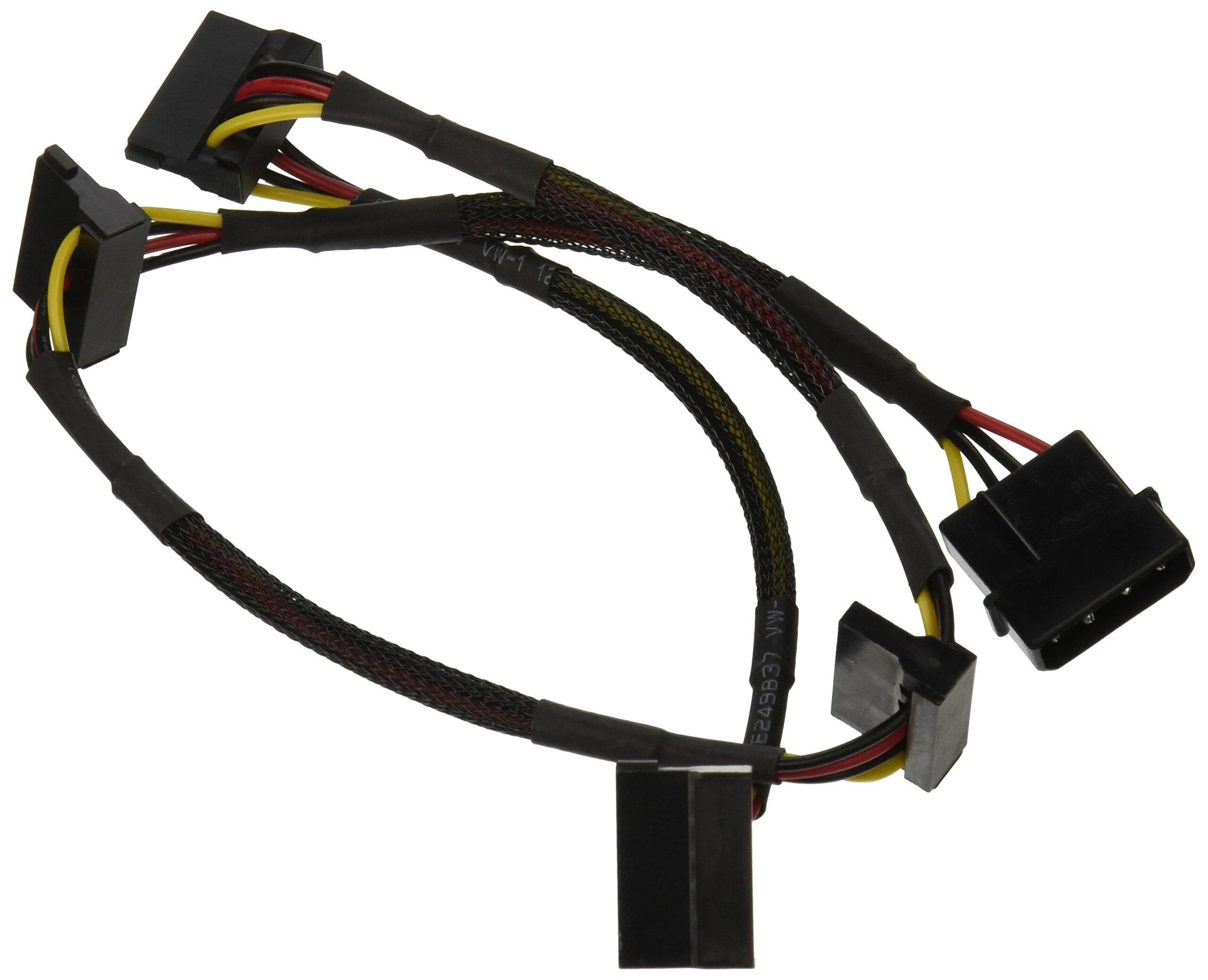 MONOPRICE4-pin MOLEX 转 4X 15-pin SATA II 数据线 2 ft