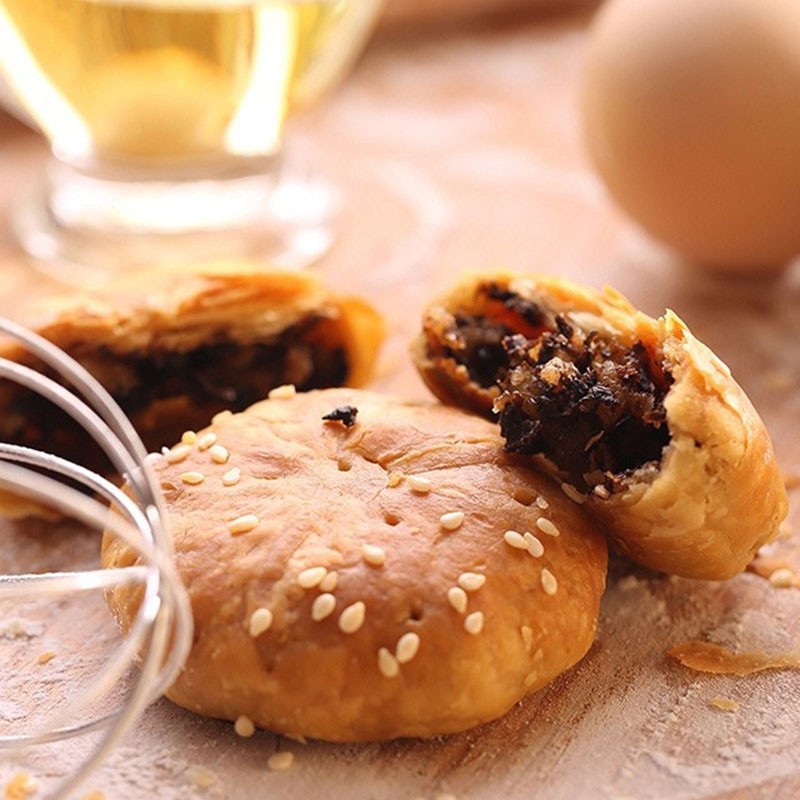 味滋源方便速食小吃方便面泡面荞麦面酸辣粉自热饭特产烧饼 黄山烧饼170g*2袋(原味+香辣)