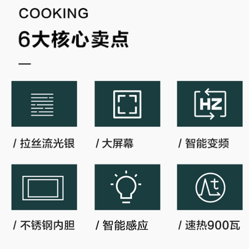格兰仕家用平板加热快捷光波炉微波炉烤箱一体机 微波变频 不锈钢内胆