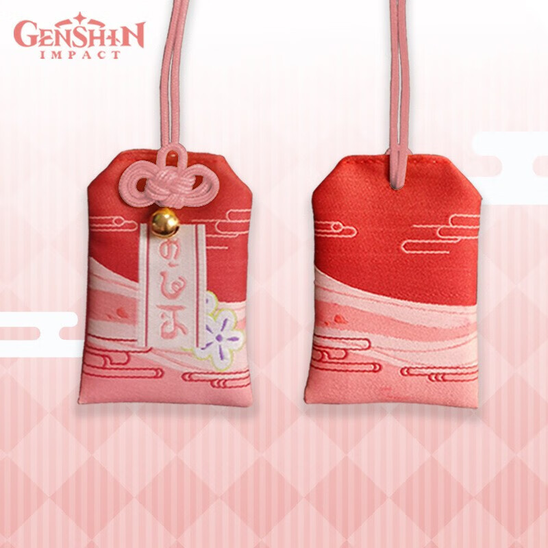 原神刺绣御守动漫周边这可是兼具智慧与美貌的八重神子大人 八重神子