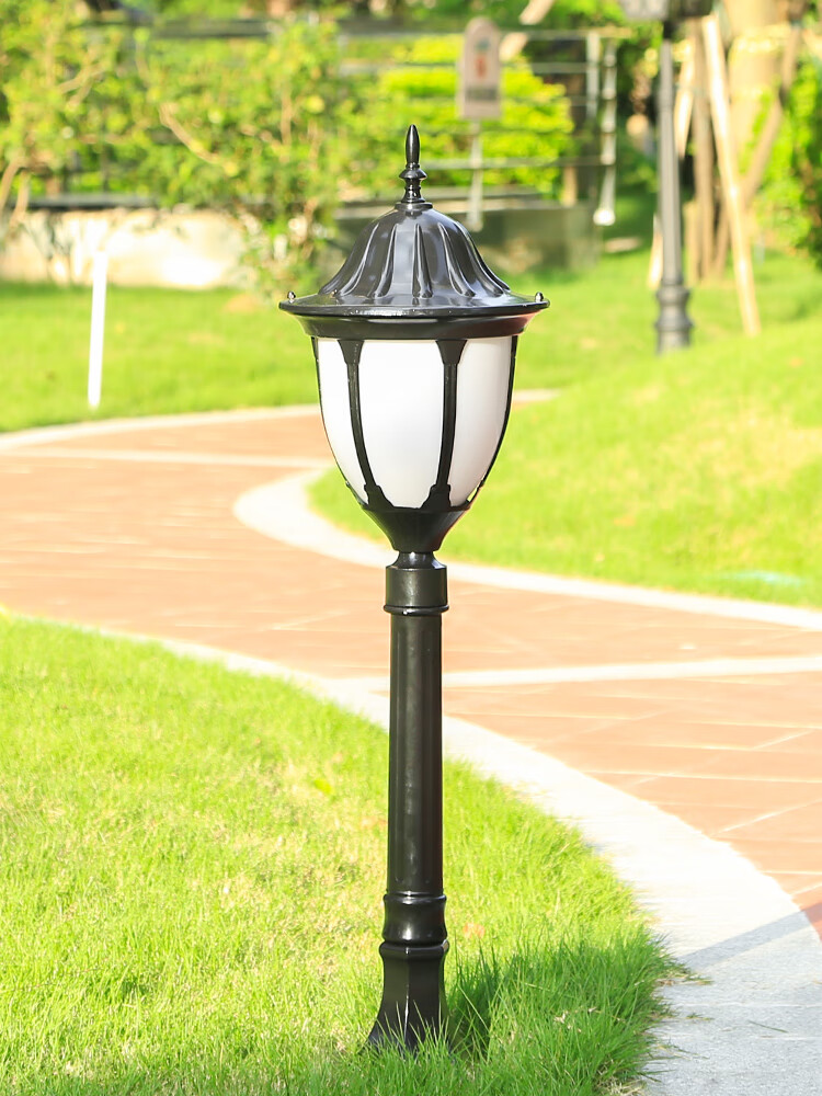 仁聚益定制克力灯罩庭院灯围墙灯草坪灯户外小区物业路灯更换奶白塑料