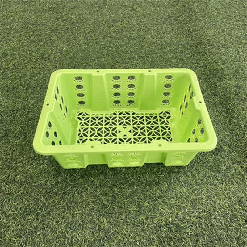 无花果桃子李子葡萄筐蔬菜筐镂空海鲜筐 无盖绿色k5-310*220*105(mm)
