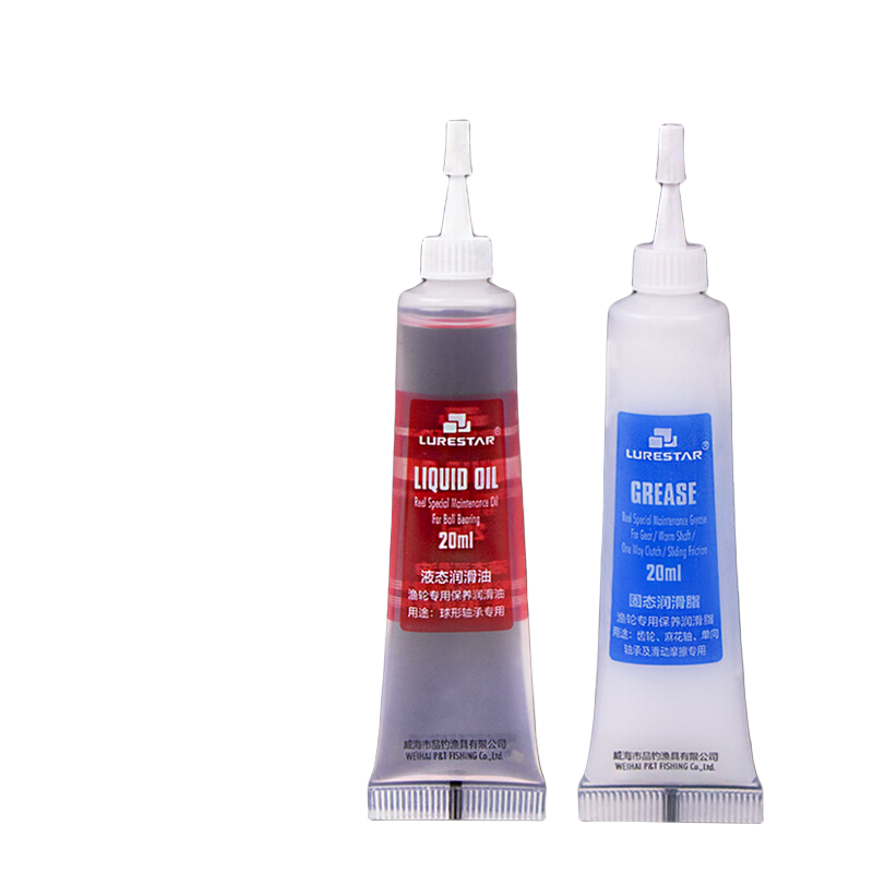 品釣 漁輪保養(yǎng)油液態(tài)潤滑油潤滑脂水滴輪鼓輪紡車輪漁輪保養(yǎng)套裝 白色保養(yǎng)油一對