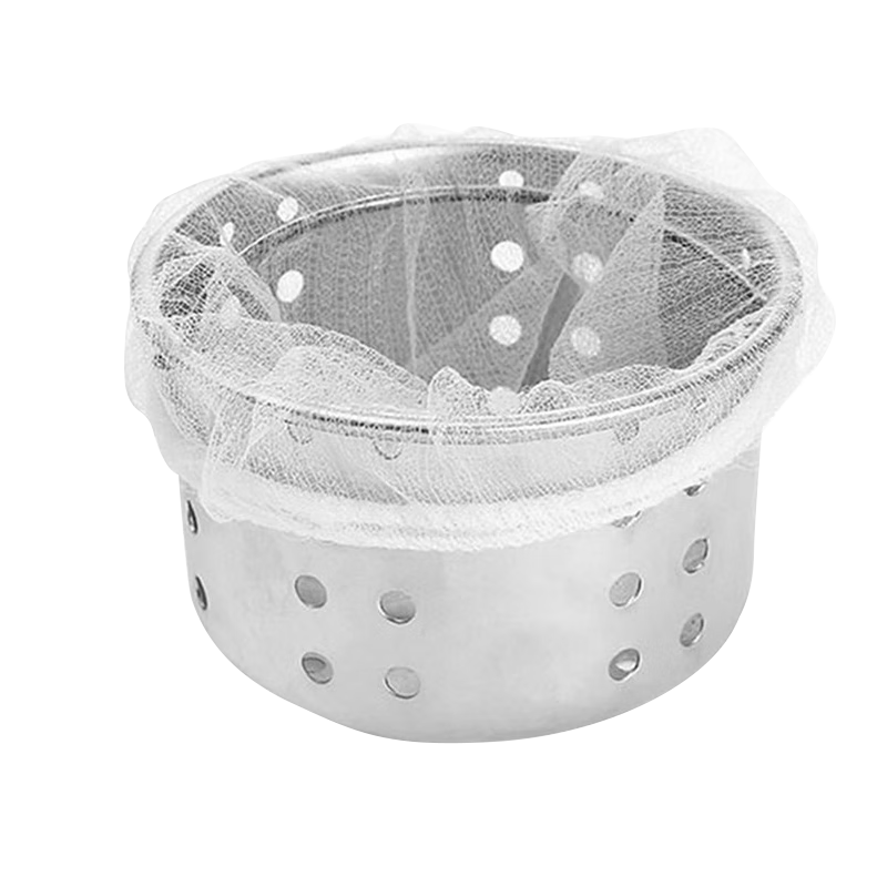 雅高 水槽过滤网400只装 水池洗碗池漏网兜提笼垃圾漏网防堵塞袋网筛